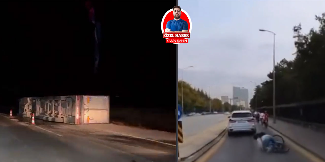 Ankara'da trafik kazaları korkutuyor: Bir bisikletli canından oluyordu!