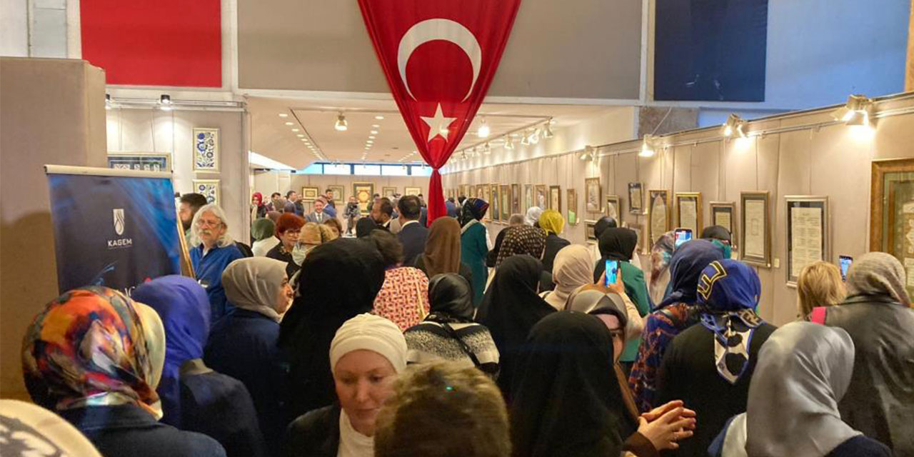 “Gelenekli Türk İslam Sanatları” sergisi sanatseverle buluştu