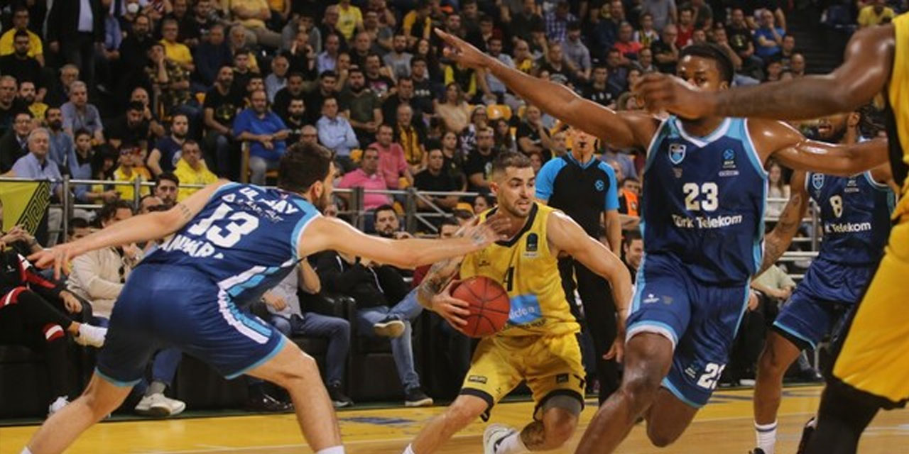 Türk Telekom Basketbol Aris’i elinden kaçırdı: 68-66