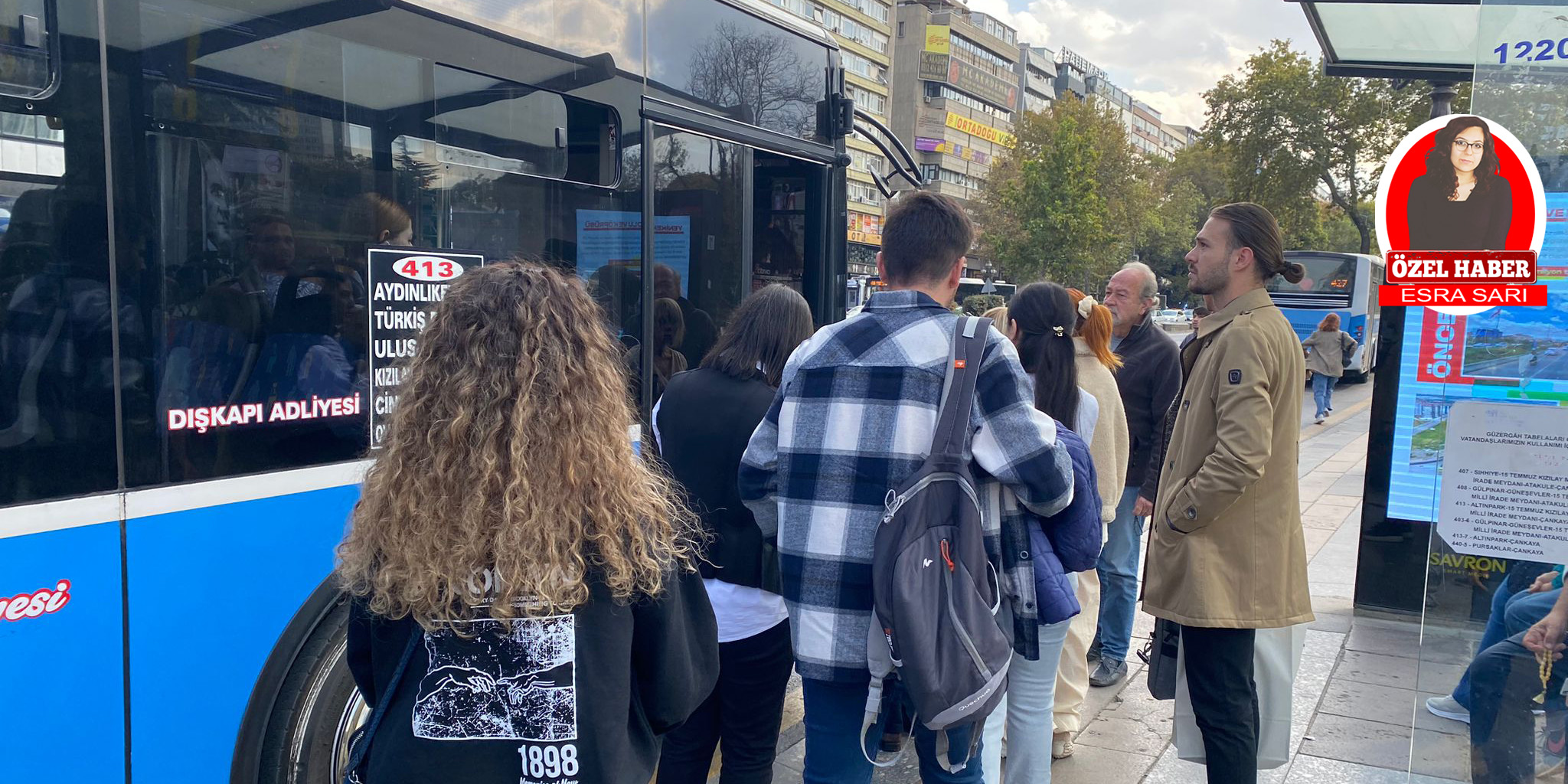 Ankara’da yaşlılar otobüs bekliyor, gençler biniyor!