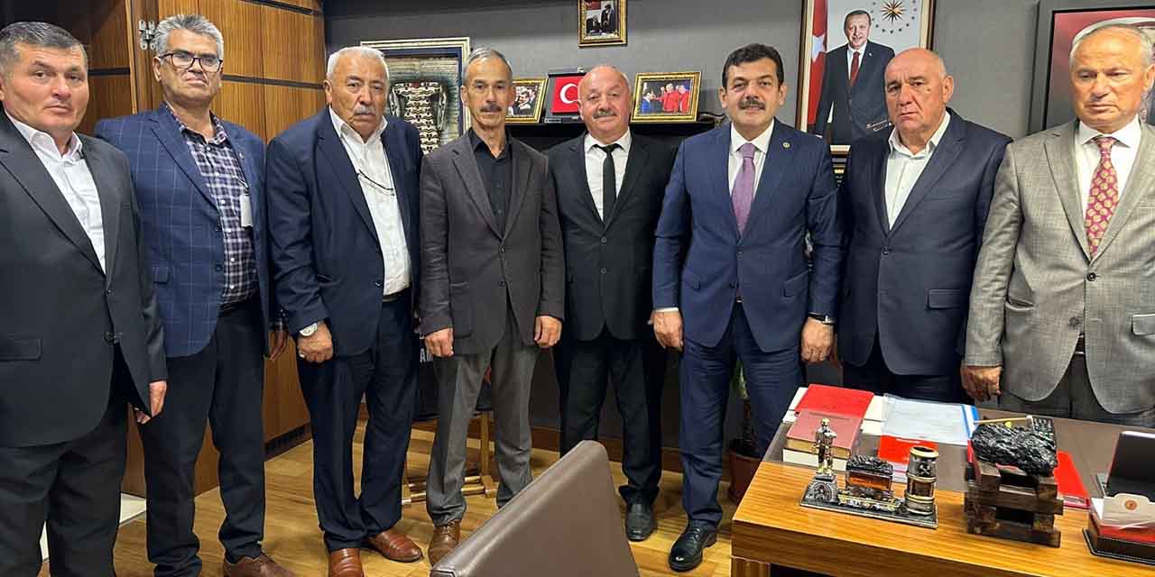 Zonguldak Milletvekili Muammer Avcı, muhtarları TBMM'de ağırladı