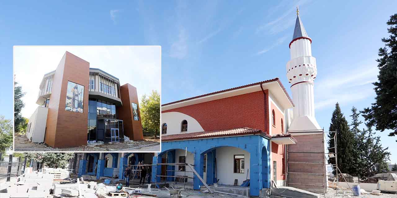 Ankara Yenimahalle'de cami ve cemevi inşaatı birlikte yükseliyor