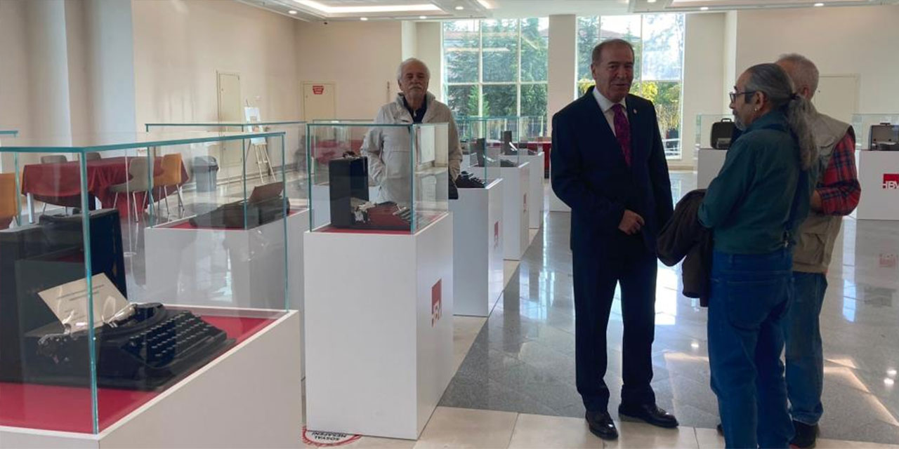Ankara'da 'Daktilo Sergisi' açılışı yapıldı