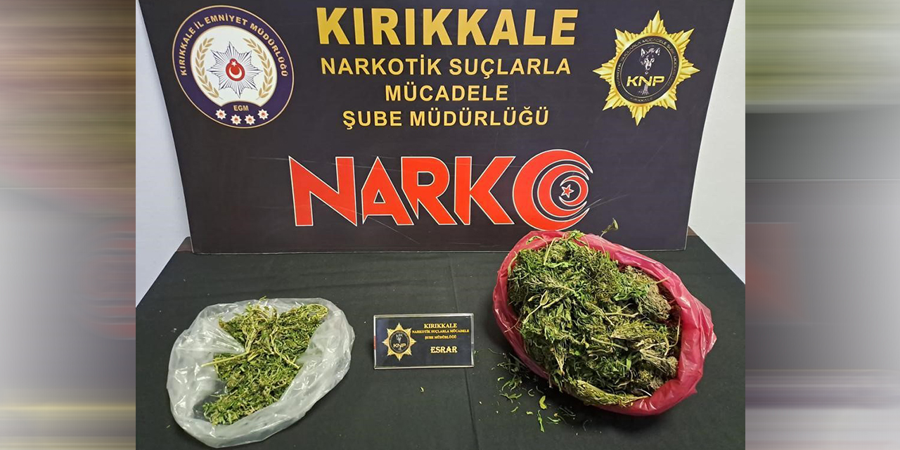 Kırıkkale'de uyuşturucu satıcılarına yönelik operasyon