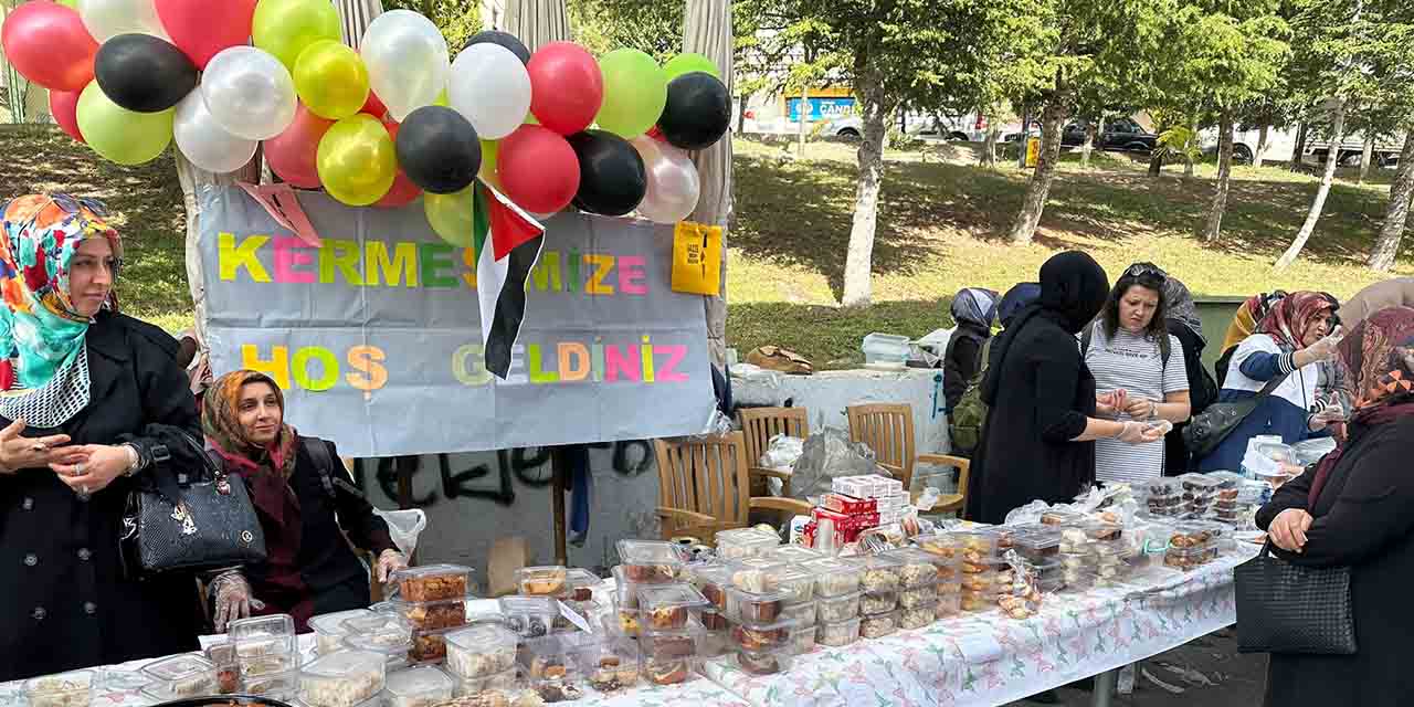 Pursaklar’da Gazze’ye umut kermesi düzenlendi