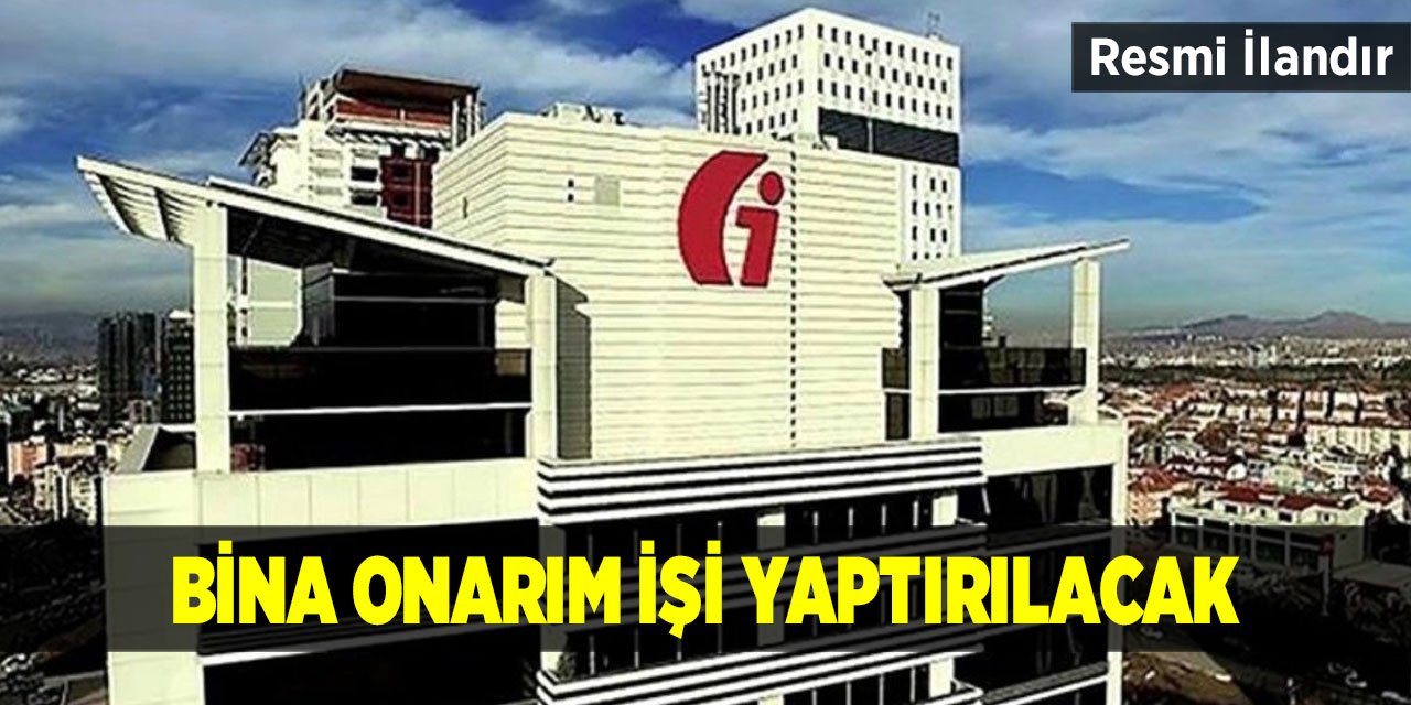 Bina onarım işi yaptırılacak