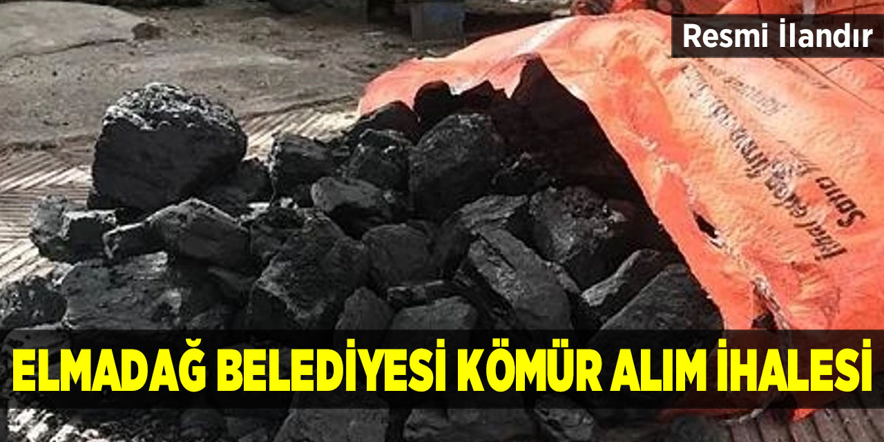 Elmadağ Belediyesi Kömür Alım İhalesi