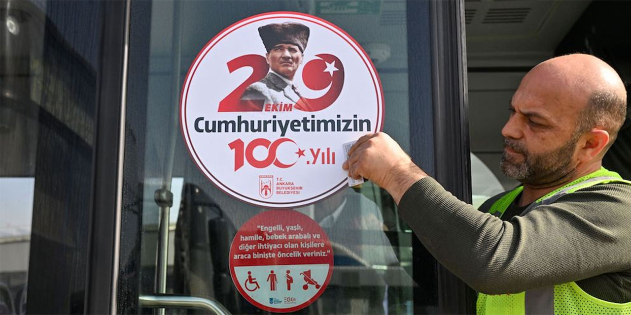 Ankara'da Cumhuriyetin 100. yıl coşkusu!