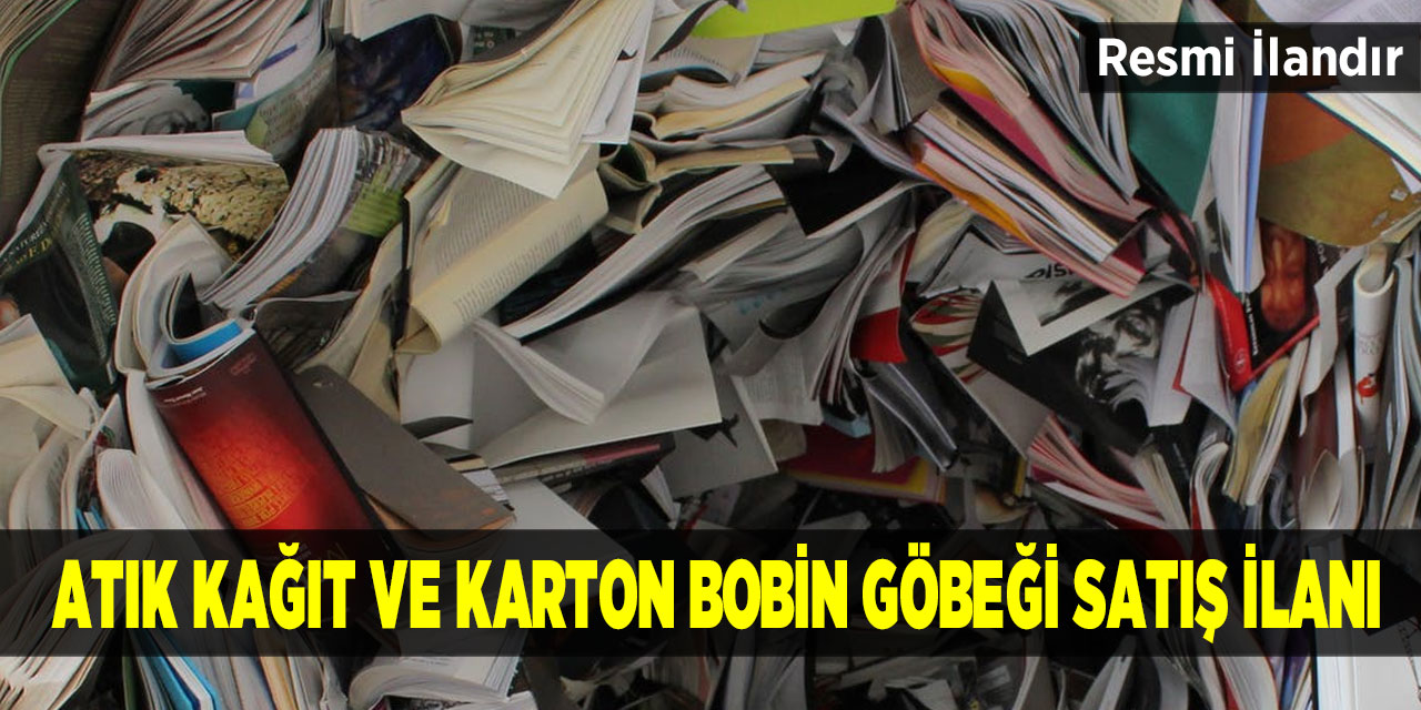 Atık Kağıt ve Karton Bobin Göbeği Satış İlanı