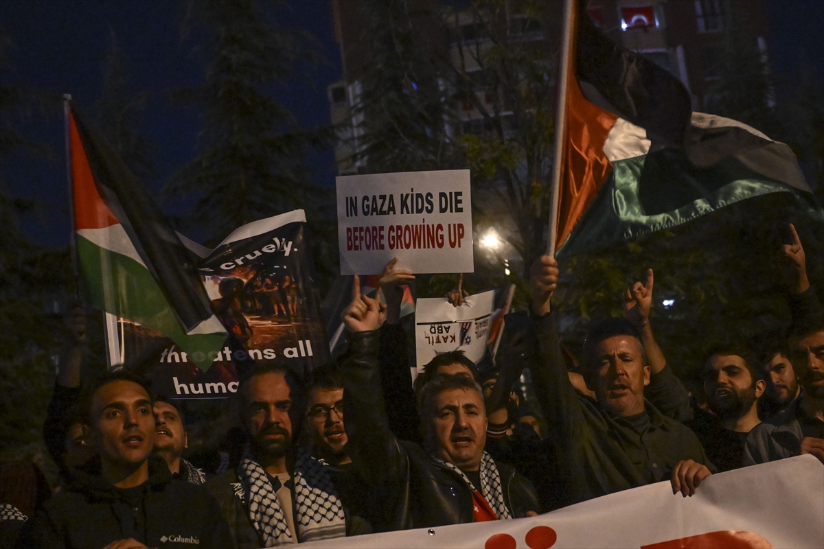 Ankara'da Gazze protestosu