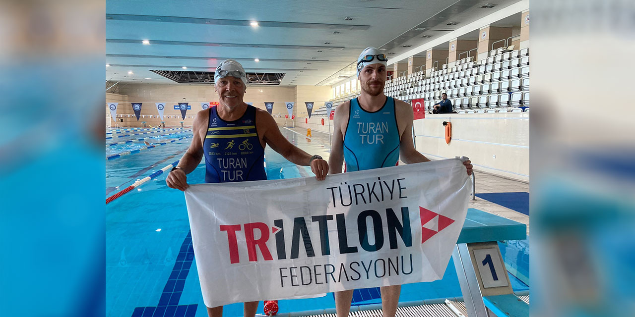 Triatlon sporcusu Erhan Turan hedefine ulaştı