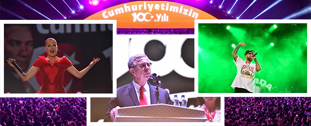 Büyükşehir’in Murda ve Candan Erçetin konserine yüz binler katıldı