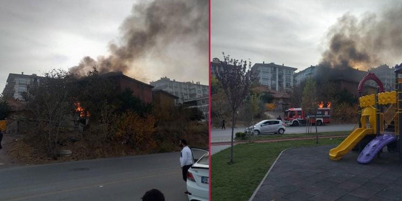 Ankara Altındağ’da yangın