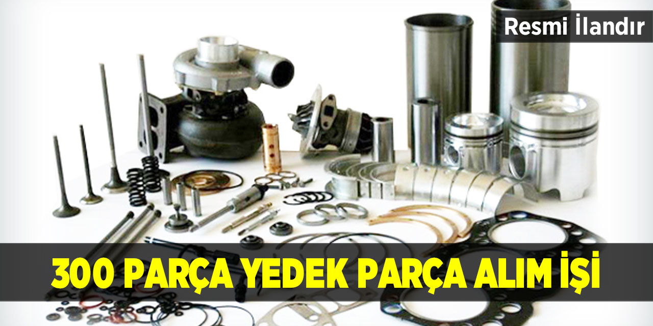 300 parça yedek parça alım işi