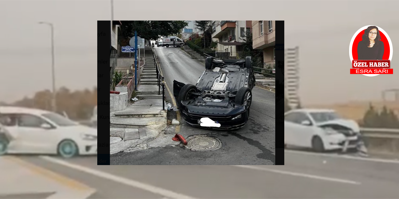 Ankara'da trafik kazaları! Araçlar pert oldu!