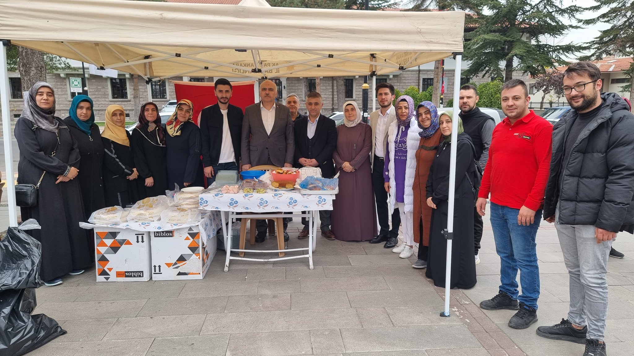 Kızılcahamam'da Filistin'e destek için kermes düzenlendi