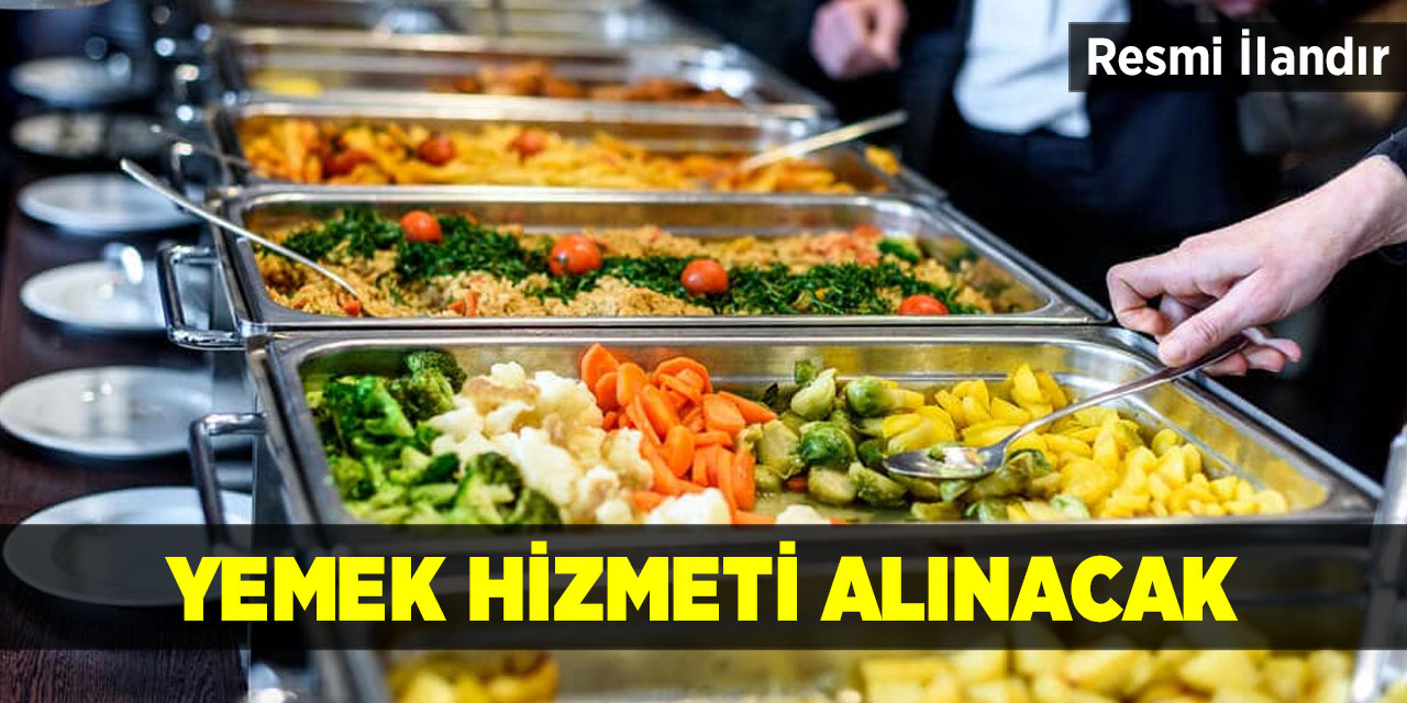 Yemek hizmeti alınacak