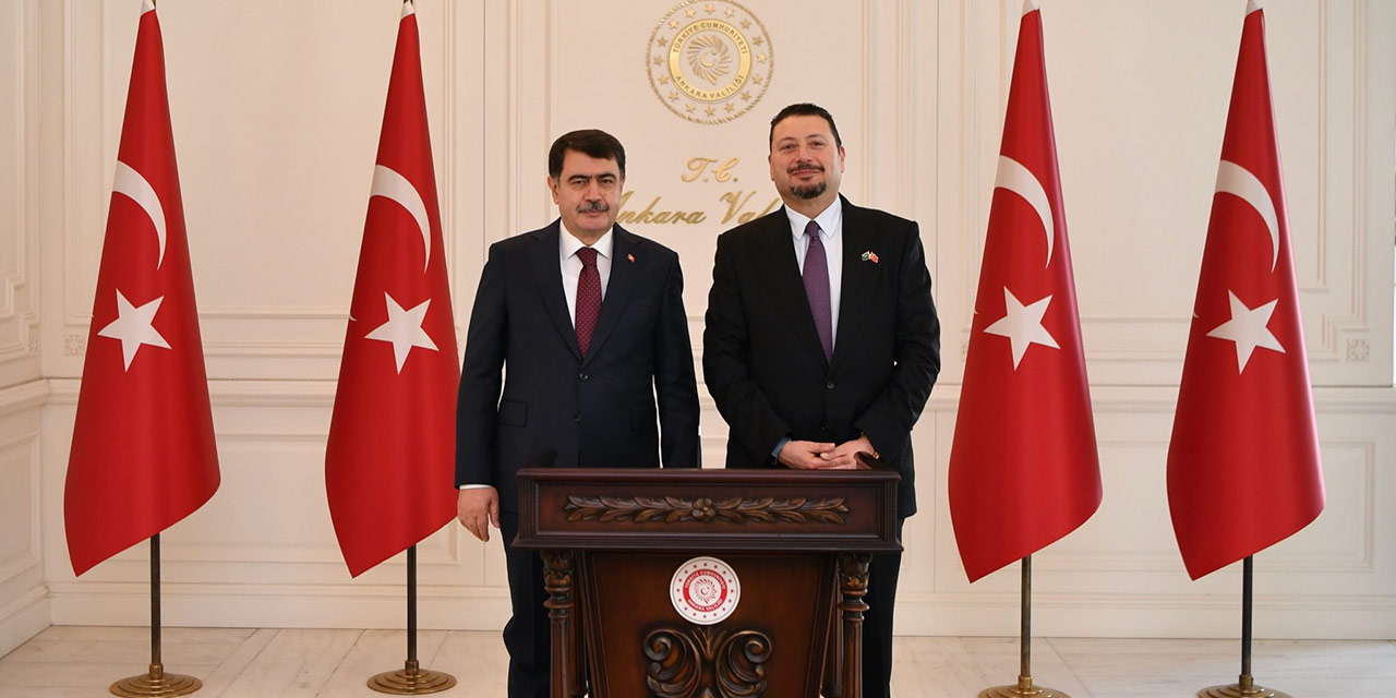 Ankara Valisi Vasip Şahin önemli konukları ağırladı