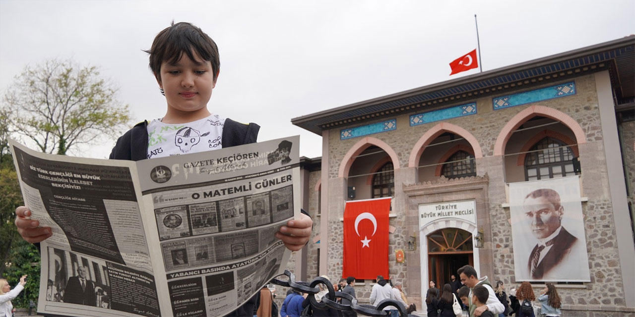 Keçiören Belediyesinden 10 Kasım'a özel gazete