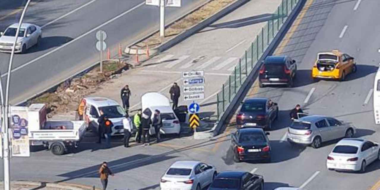 Başkent trafik kazalarıyla uğraşıyor!