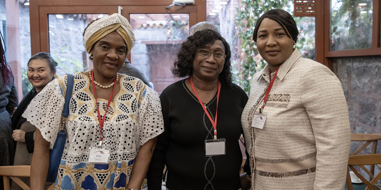 Afrika Büyükelçilerinin eşlerinden dayanışma etkinliği
