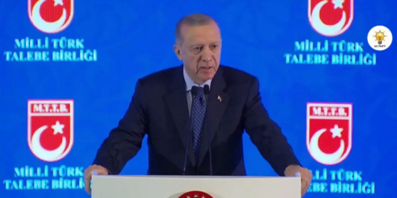 Erdoğan Milli Türk Talebe Birliği Genel Kurulundan seslendi