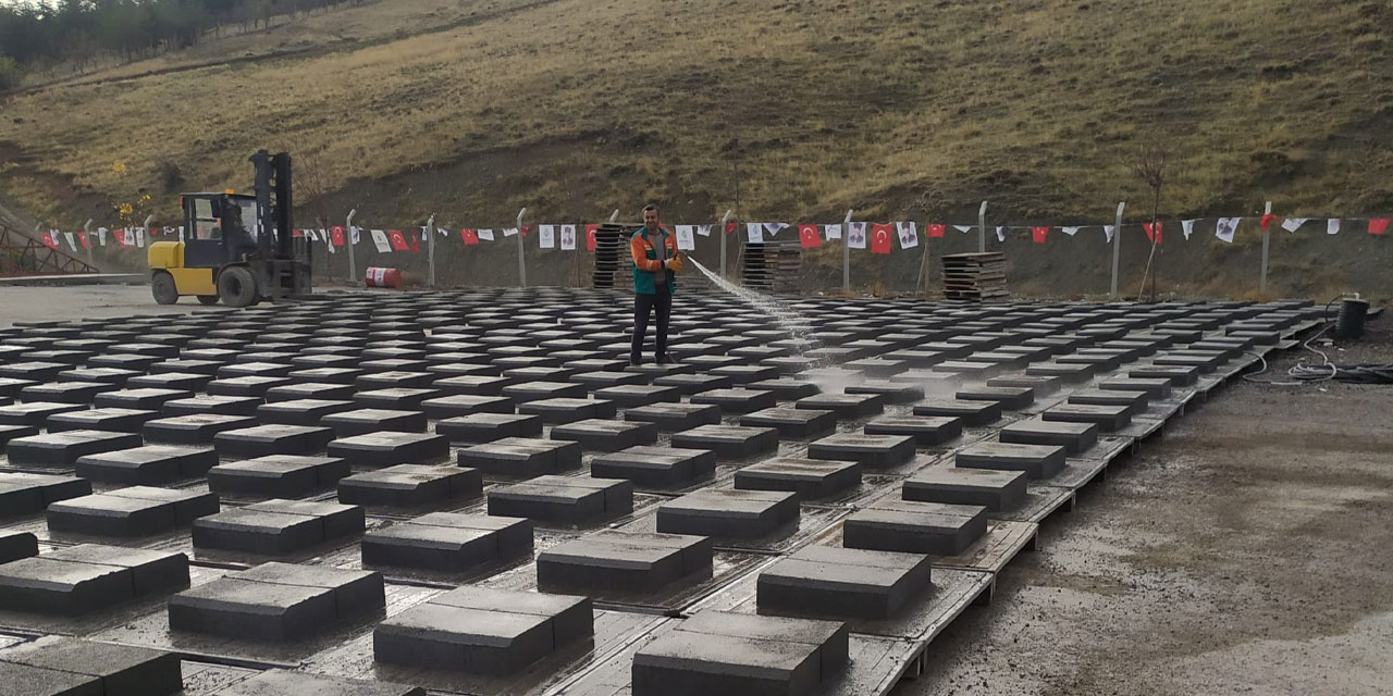 Çankaya Belediyesi sokaklarda kendi ürettiği taşları kullanıyor