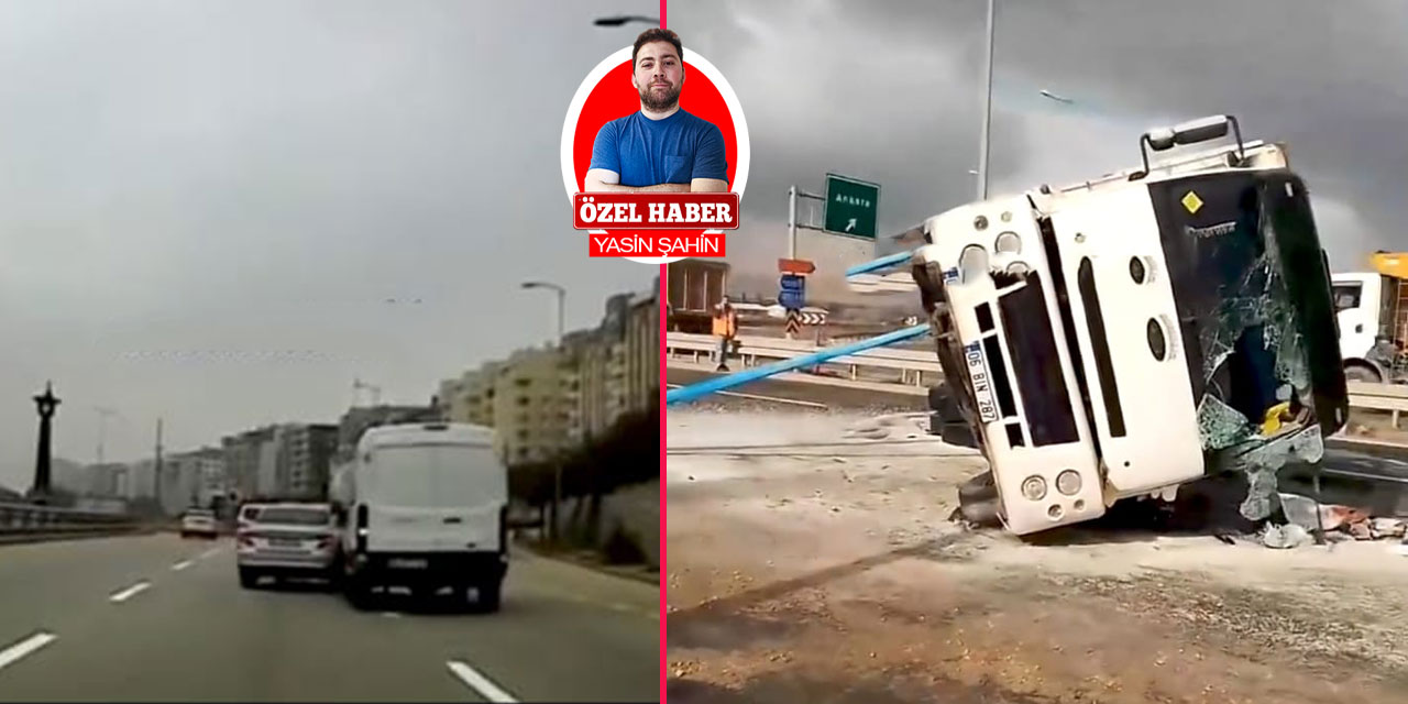 Ankara’da kazalar artıyor: Trafikte inatlaşma kaza getirdi