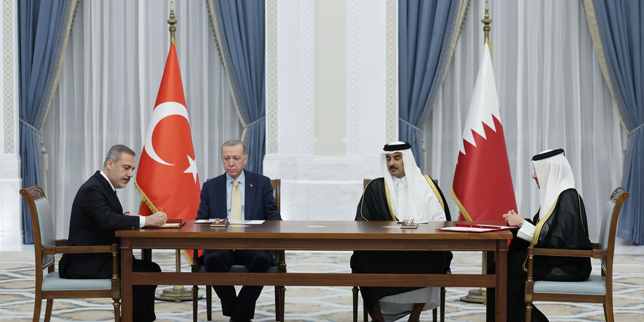 Katar ile 12 ortak anlaşma imzalandı