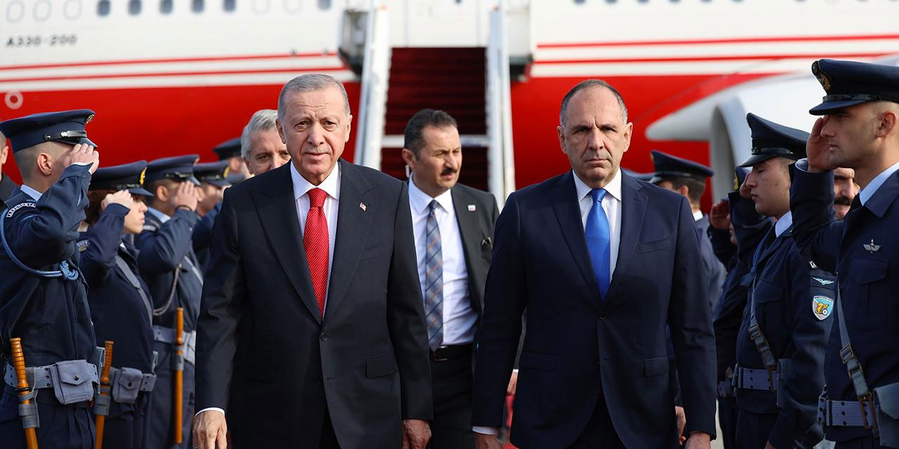 Cumhurbaşkanı Erdoğan Yunanistan'da: Hedef 10 milyar dolarlık ticaret