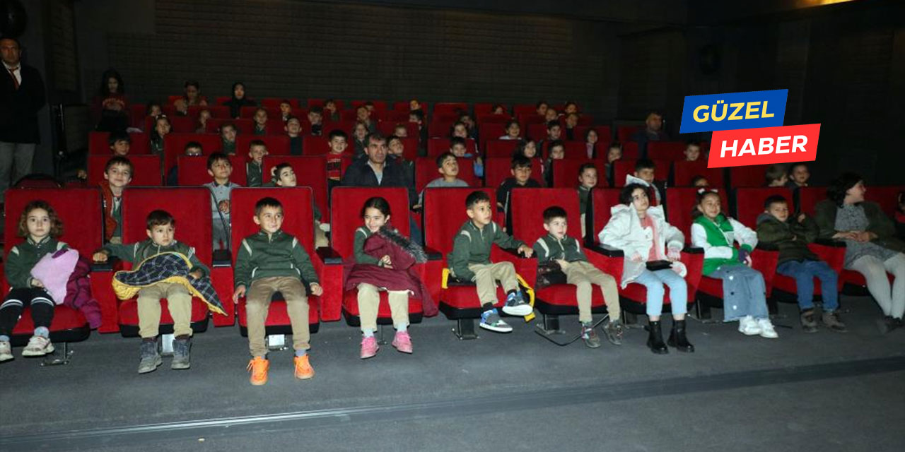 Sorgunlu köy okulu öğrencileri sinemaya kavuştu