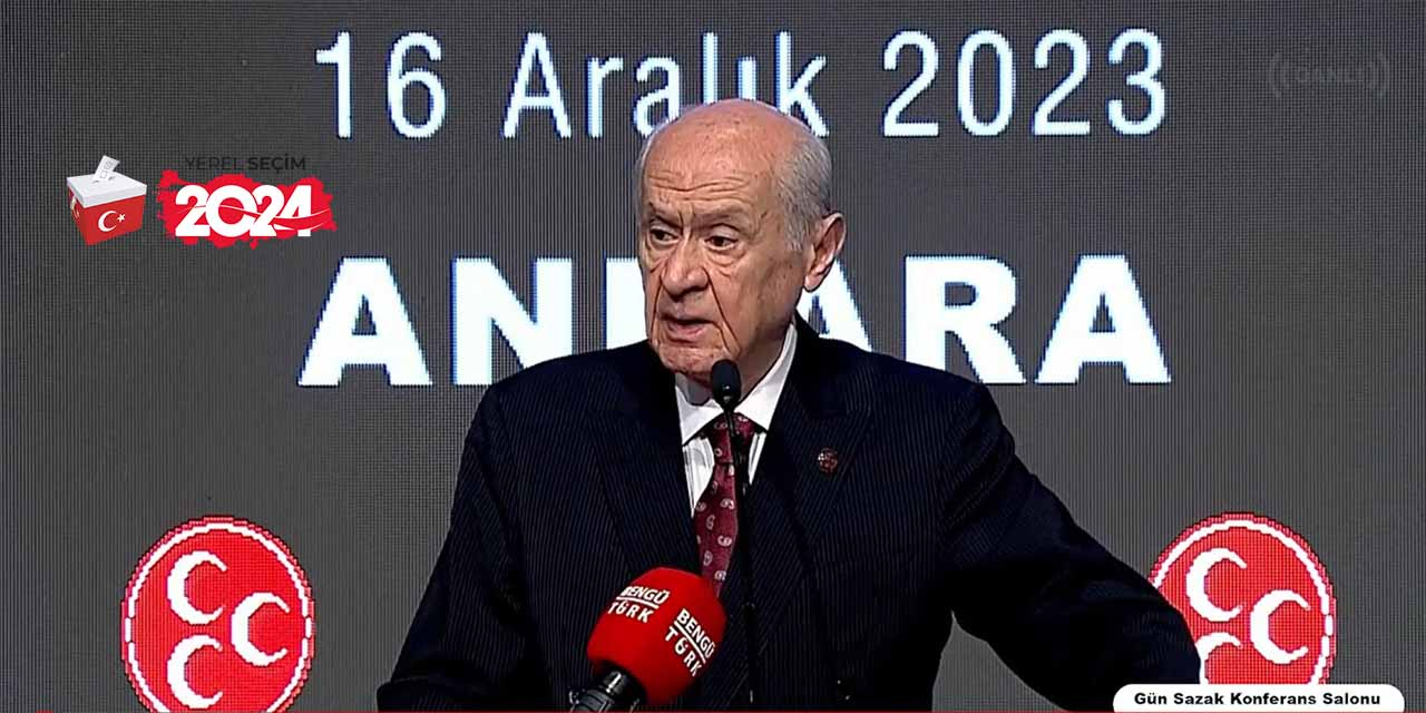 MHP Lideri Bahçeli'den son dakika yerel seçim mesajı