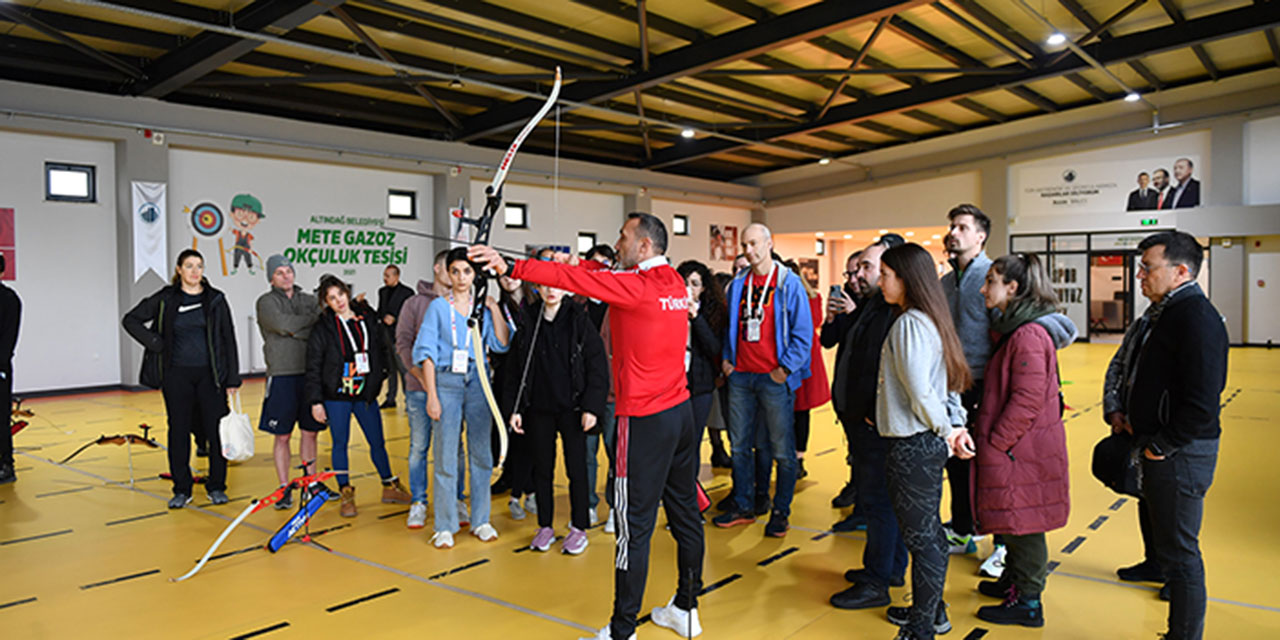 Altındağ'daki spor tesislerini ziyaret eden heyet tam not verdi!