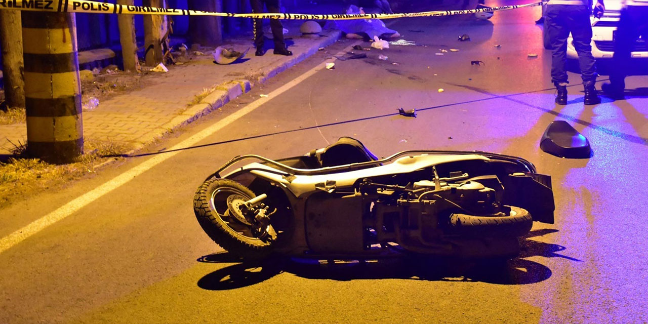 Ankara'da bir araç çarptığı moto kuryeyi olay yerinde bırakıp kaçtı!