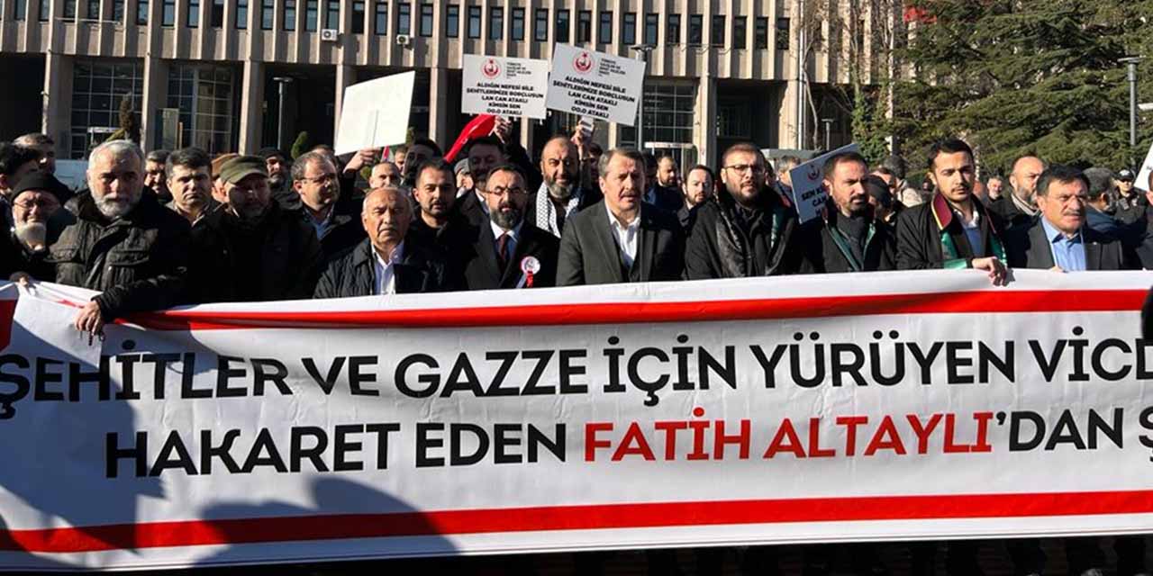 Ankara'da birçok STK temsilcisi, Gazeteci Fatih Altaylı hakkında suç duyurusunda bulundu