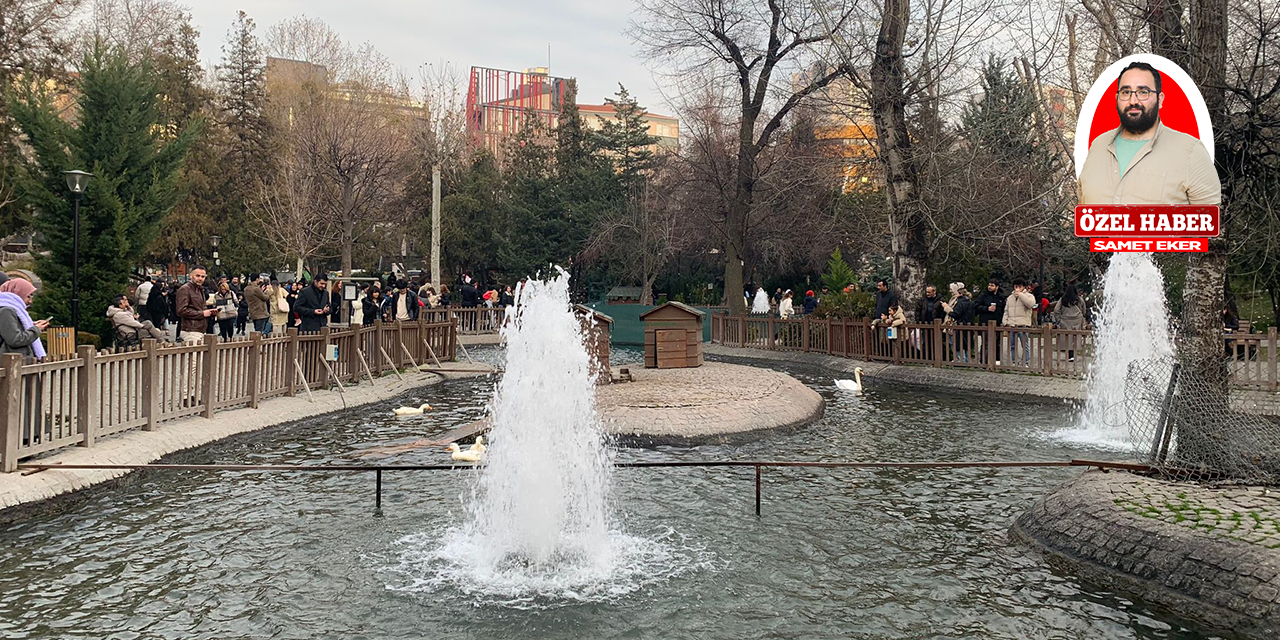 Yılın son günü Kuğulu Park’ı tercih eden Ankaralılar yılbaşına burada girecek!