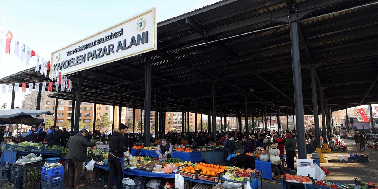 Yenimahalle Belediyesi güneş enerjili pazar yerlerine bir yenisi daha ekledi