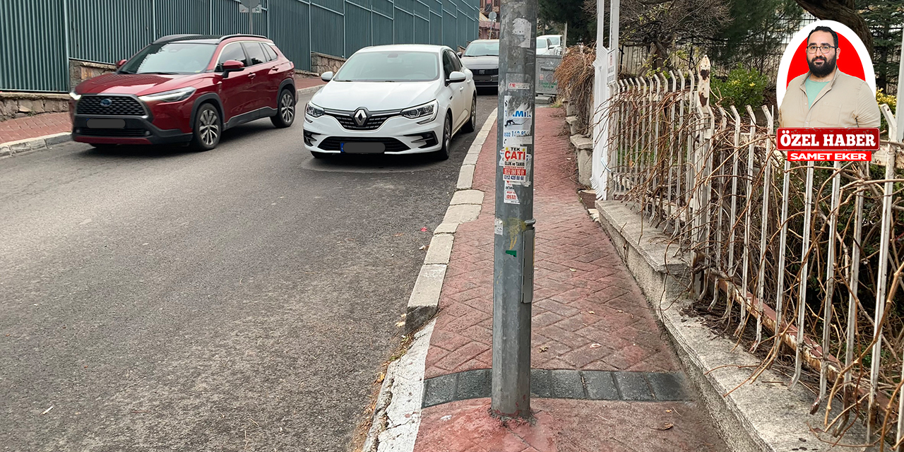 Ankara'nın Çankaya ilçesindeki bazı kaldırımlarda çile de engel de bitmiyor!