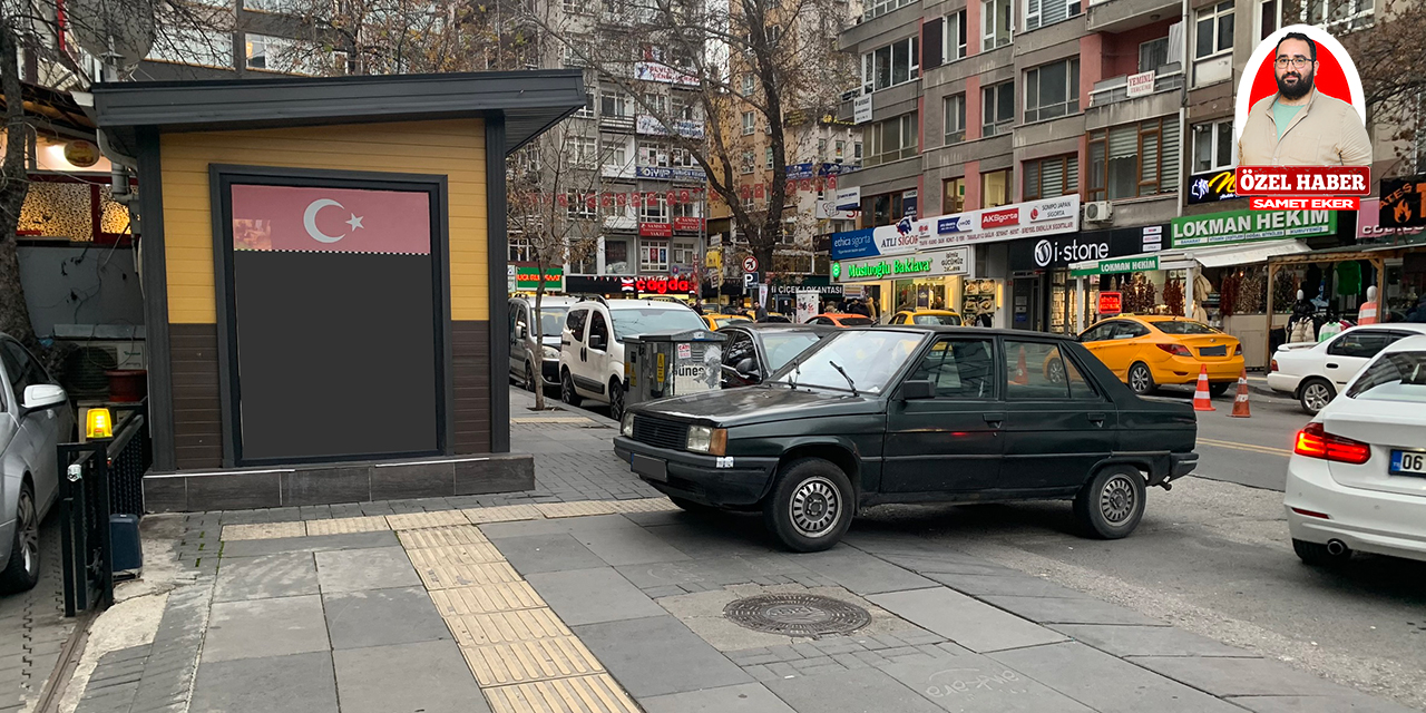 Ankara’nın Çankaya ilçesinde engelli vatandaşlara sorun çıkaracak kaldırım ve yollar pes dedirtiyor