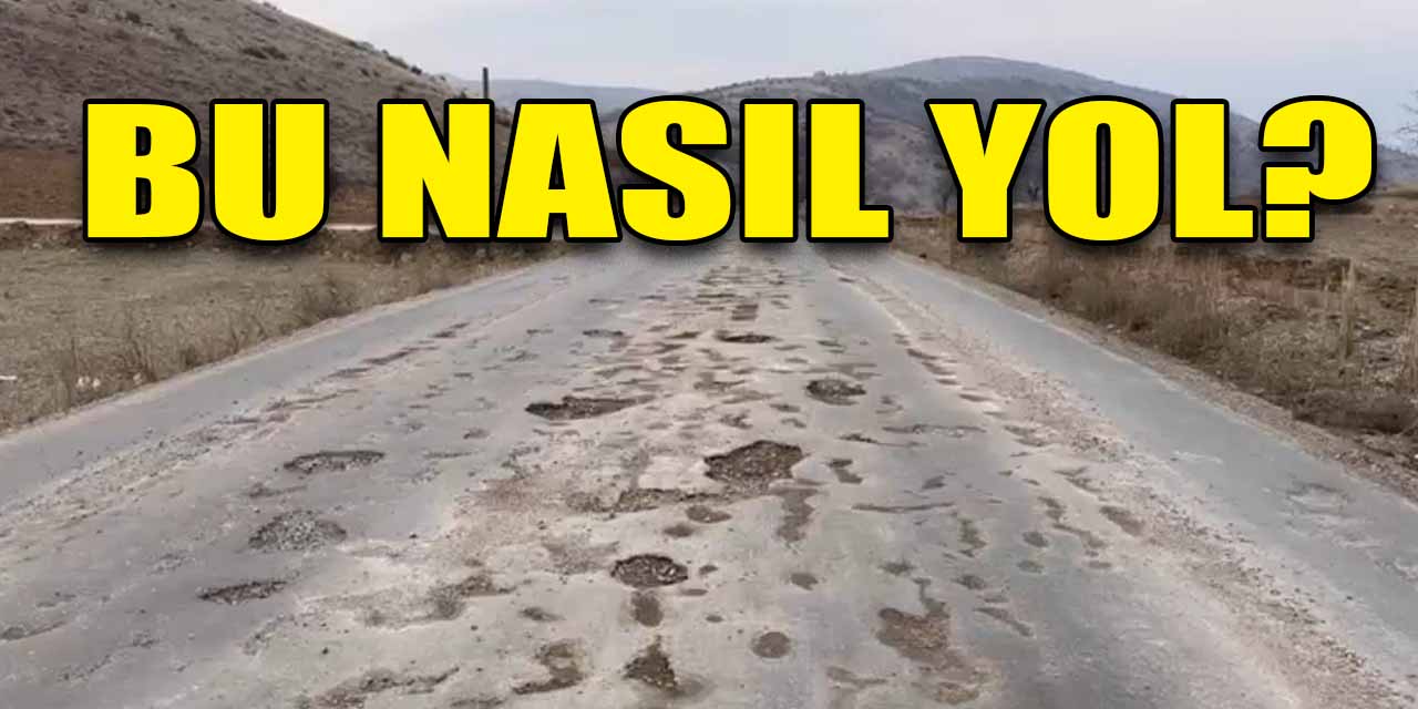 Pursaklar ve Kahramankazan arasındaki yol köstebek yuvasına döndü