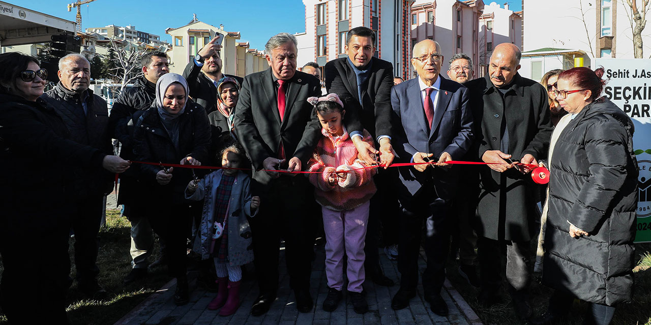 Yenimahalle Belediyesi Şehit Jandarma Astsubay Üstçavuş Seçkin Çil Parkı'nı açtı