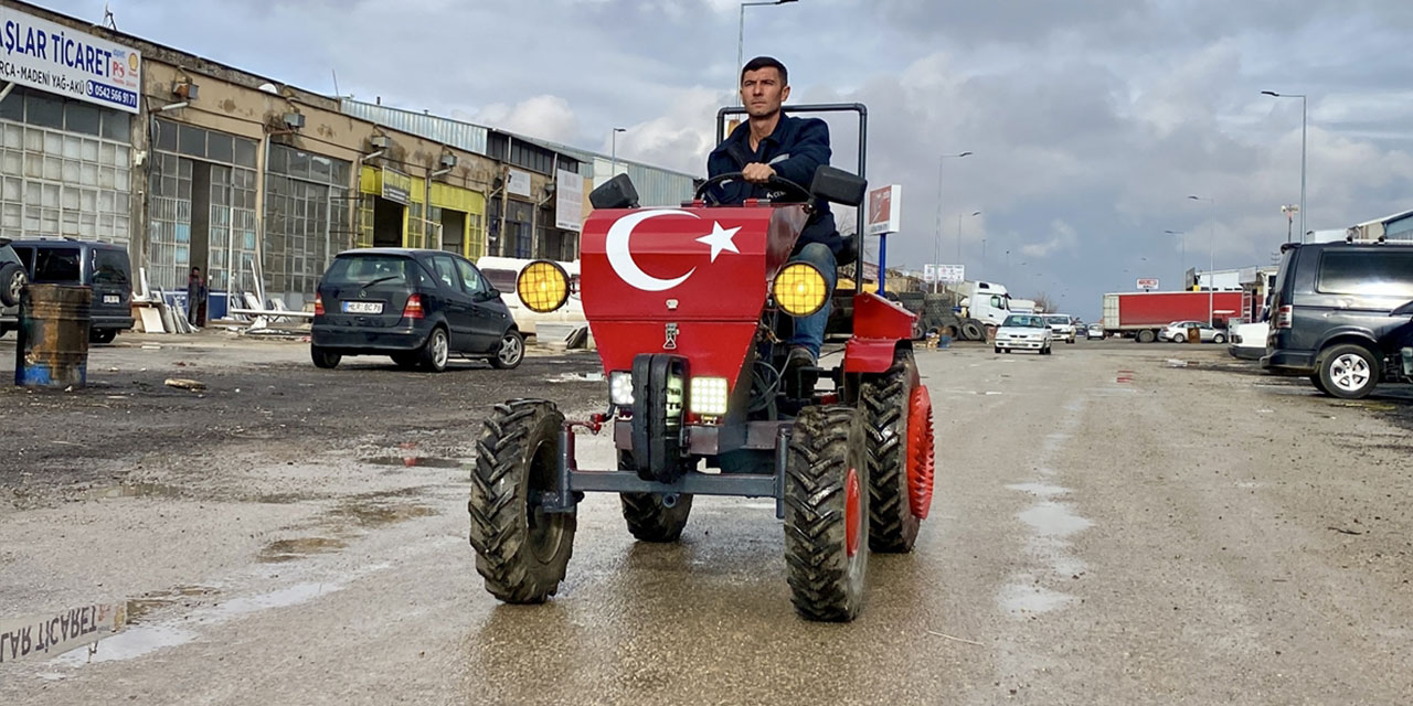 Kırşehirli girişimci, kendi traktörünü üretti