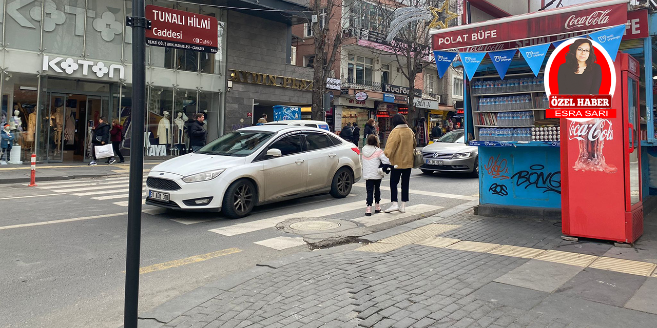 Ankara’nın en işlek caddelerinden… Çözüm bekliyor!