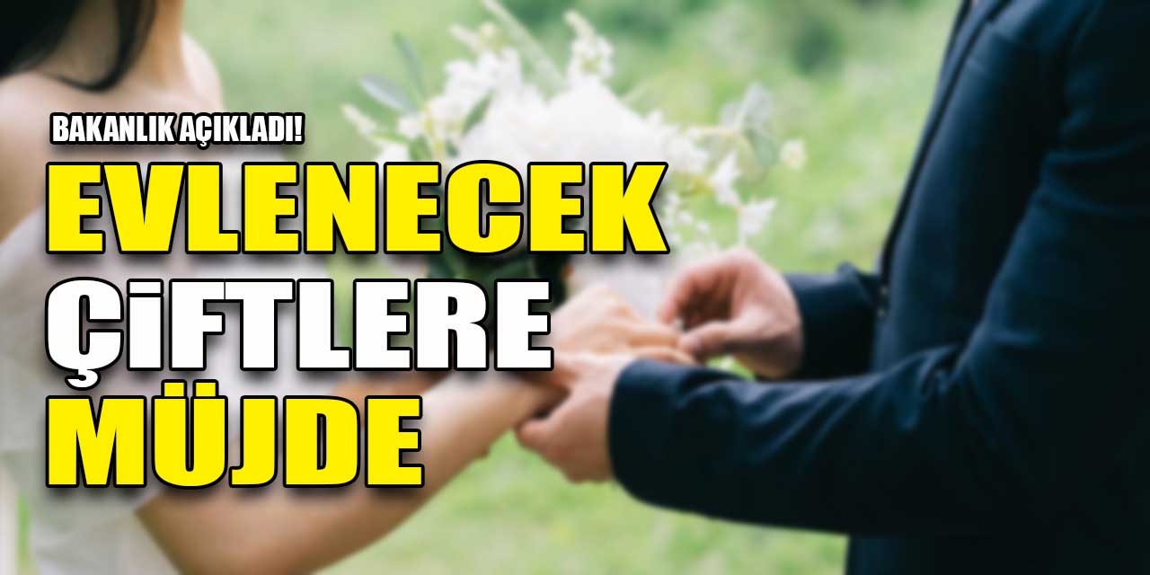 Aile ve Sosyal Hizmetler Bakanı Mahinur Özdemir Göktaş evlenecek çiftlere müjdeyi verdi