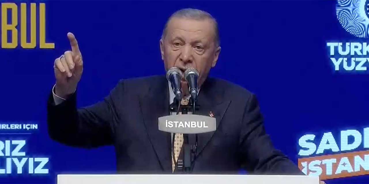 Cumhurbaşkanı Recep Tayyip Erdoğan İstanbul ilçelerinin aday tanıtım toplantısından konuştu