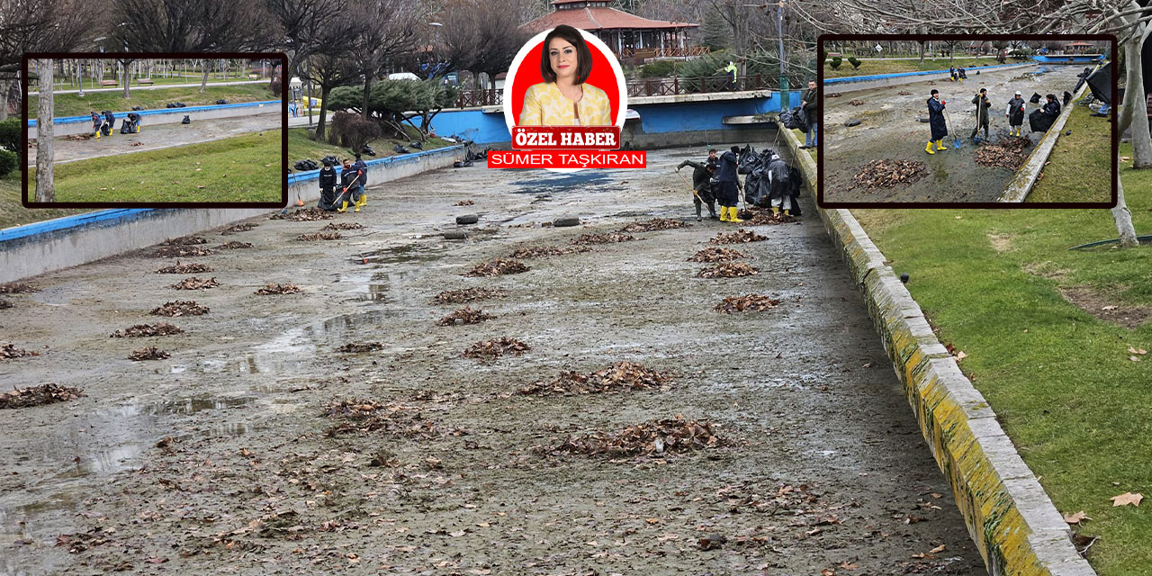 Ankara'nın göz bebeğinde temizlik ve bakım çalışmaları sürüyor..