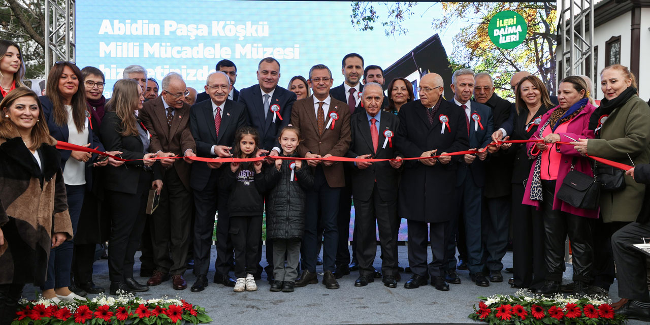 Ankara'da önemli açılış: Abidin Paşa Köşkü, Milli Mücadele Müzesi olarak hizmete açıldı!