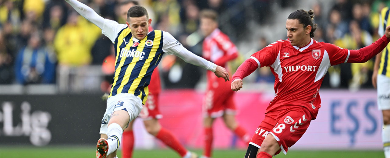 Fenerbahçe'ye Samsunspor'dan çelme: Zirvede işler kızıştı! Fenerbahçe evinde 1 puana razı oldu...