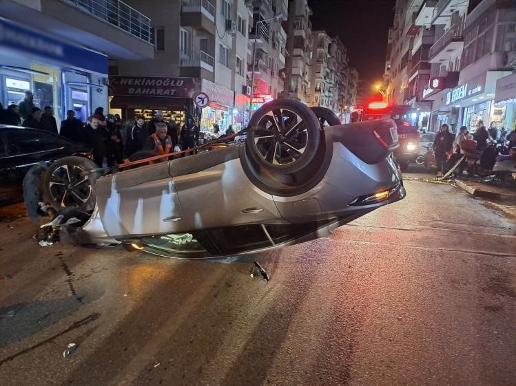 İzmir'de silahla vurulan kişi kaza yaptı