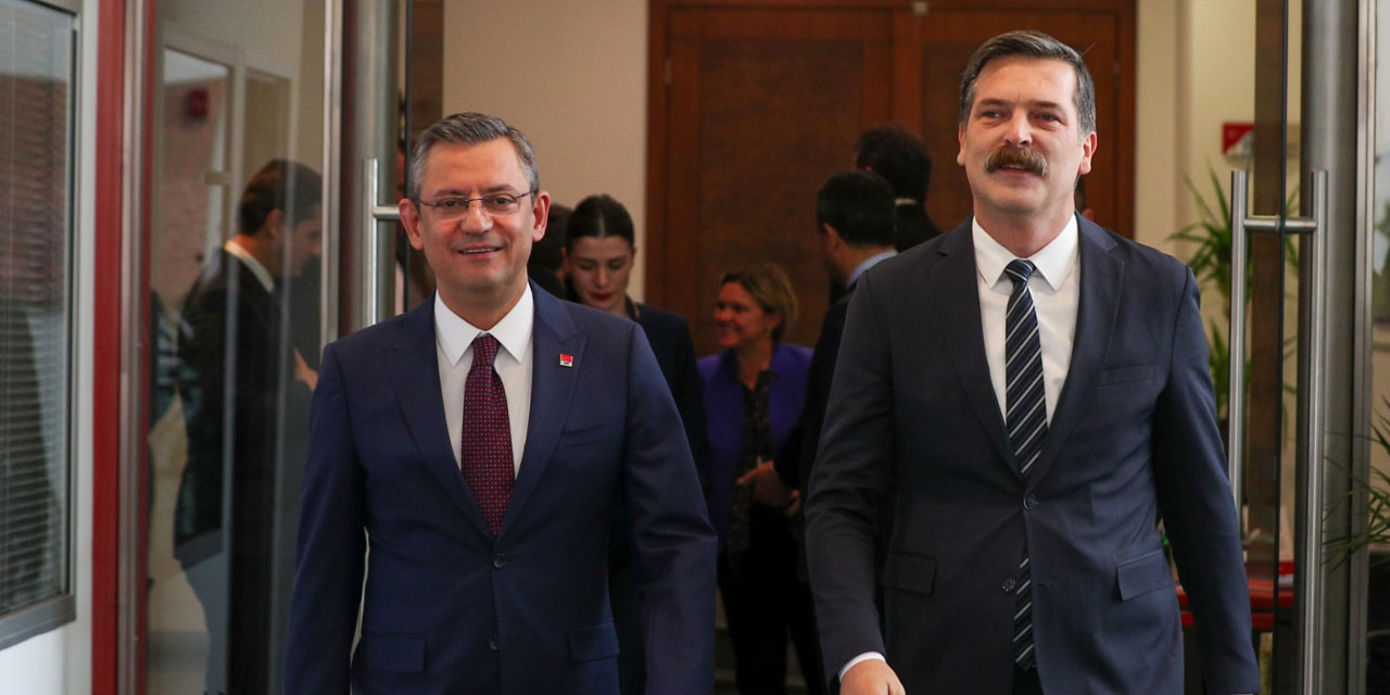 CHP Genel Başkanı Özgür Özel, TİP Genel Başkanı Erkan Baş’la görüştü